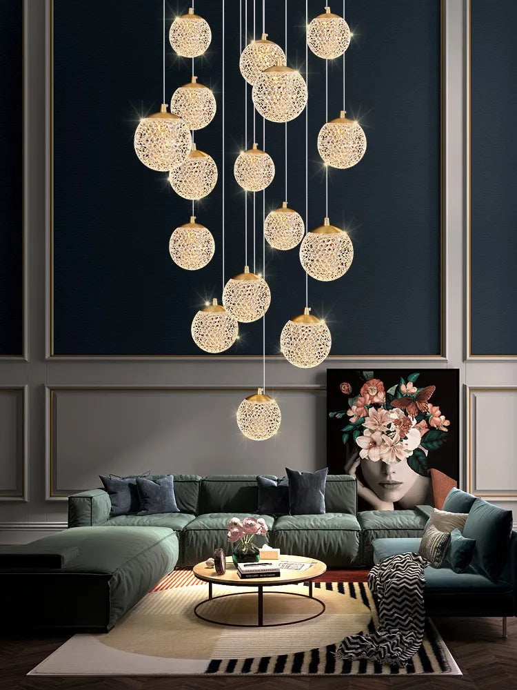 Lustre Lororia — LED pour Escalier — vue 4