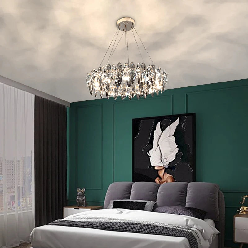 Suspension Soloria — Cristal LED pour Chambre — vue 4