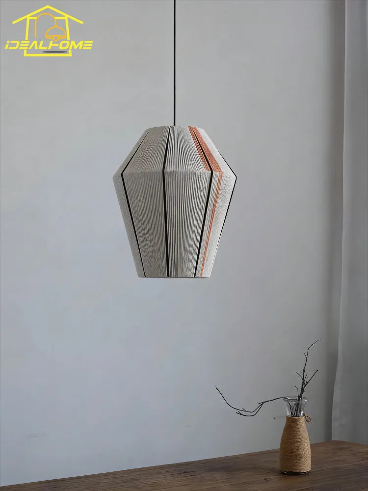 Suspension Althéa Halo — Rotin LED