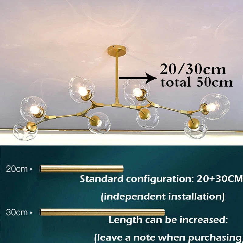 Lustre Séraphoria — Verre LED pour Chambre — vue 5