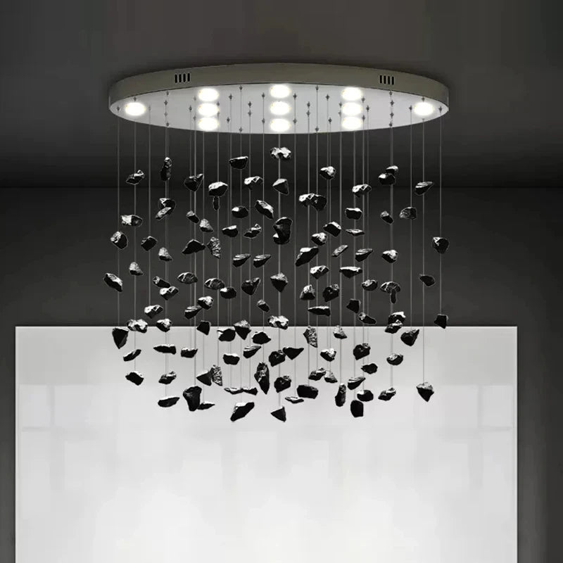 Lustre Lysiane — Cristal LED pour Salon — vue 5