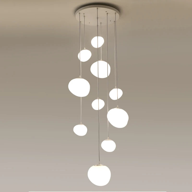 Lustre Althdore — Verre LED pour Escalier — vue 4