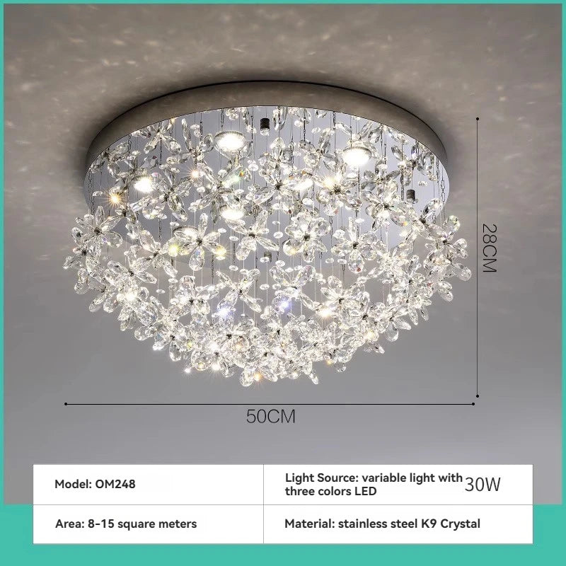 Lustre Auriane — Cristal LED pour Salle à Manger — vue 11