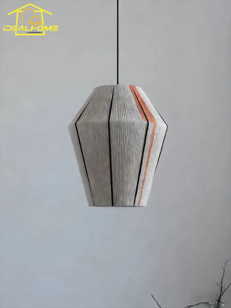 Suspension Althéa Halo — Rotin LED