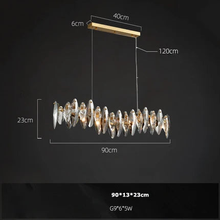 Suspension Soloria — Cristal LED pour Chambre — vue 6