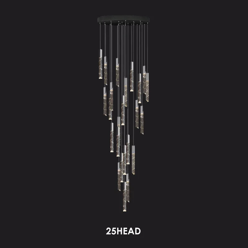 Suspension Astoria — Cristal LED pour Escalier — vue 7