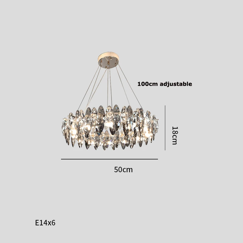 Suspension Soloria — Cristal LED pour Chambre — vue 9