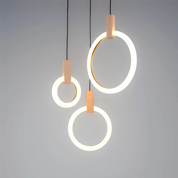 Lustre Lundore — Bois pour Escalier — vue 4