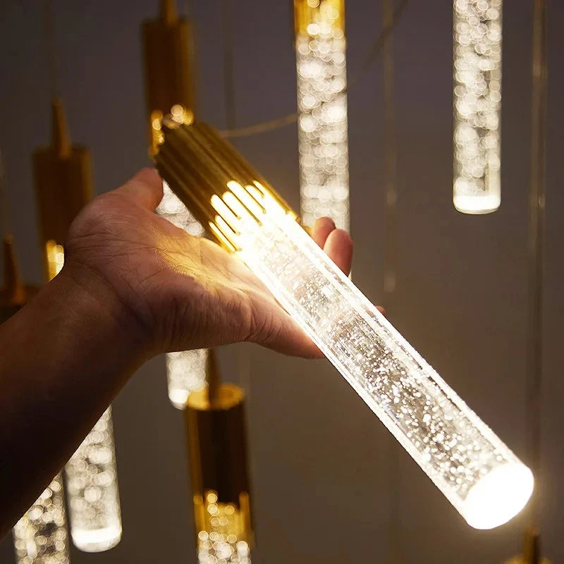 Lustre Elvoria — Cristal LED pour Escalier — vue 5