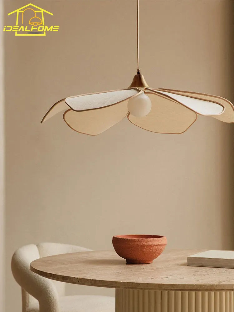 Suspension Elvane Velours — LED Salle à Manger