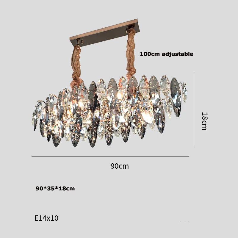 Suspension Soloria — Cristal LED pour Chambre — vue 11