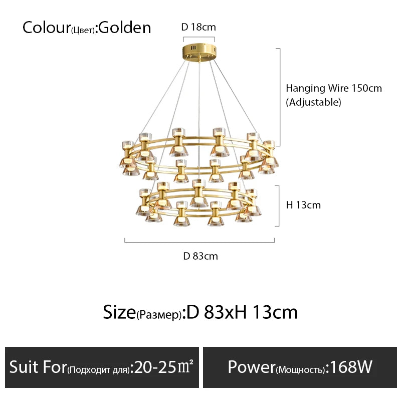 Suspension Cyana — Cuivre pour Chambre — vue 7
