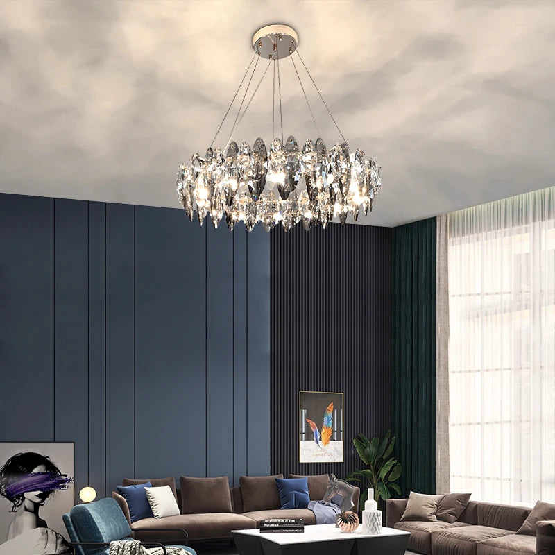 Suspension Soloria — Cristal LED pour Chambre