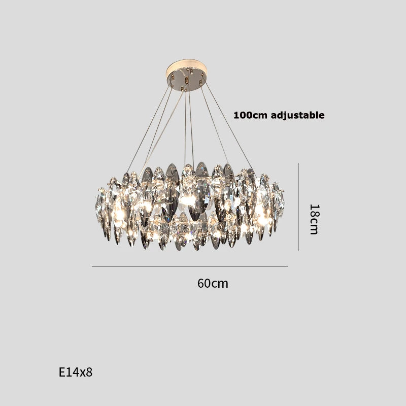 Suspension Soloria — Cristal LED pour Chambre — vue 12