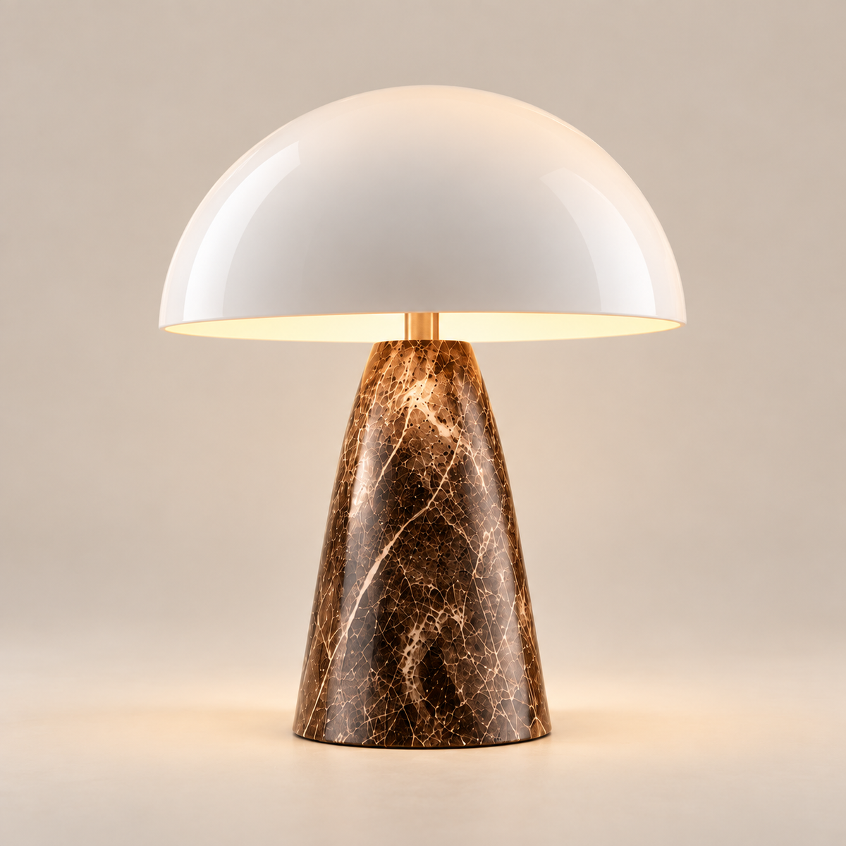 Mushroom shaped table lamp Bedside Lamp Table Lamp For Bedroom Desk Lamp Bedside Night Light with Cylinder Lamp Shade Home Decor Creative Atmosphere Light Decoration