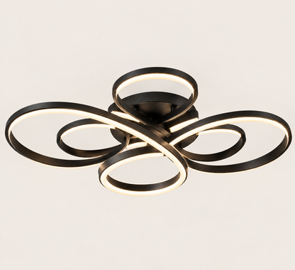 Low Floor Living Room Ceiling Lights Remote Control Modern LED Surface Mounted Light Fixture Dining Room led Ceiling Lamps Dimme