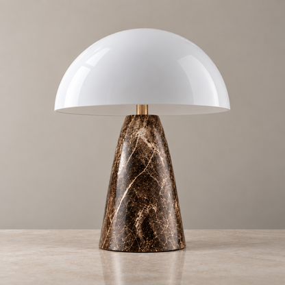 Mushroom shaped table lamp Bedside Lamp Table Lamp For Bedroom Desk Lamp Bedside Night Light with Cylinder Lamp Shade Home Decor Creative Atmosphere Light Decoration